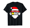 Santas Favorite Softball Coach Funny T-Shirt - Graphic Print Men Women