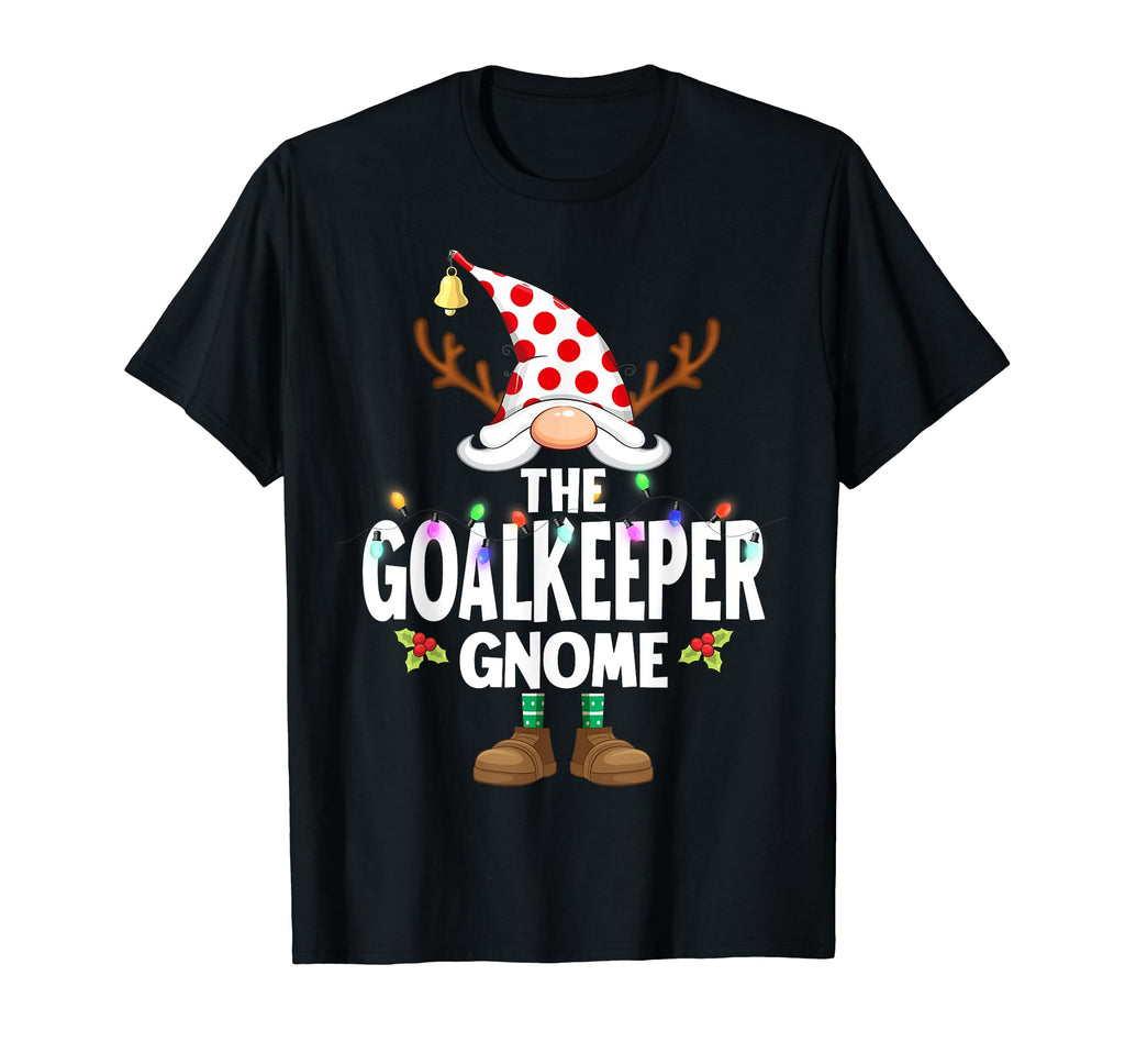 Matching Goalkeeper Gnome Pajama T-Shirt - Trendy Graphic Unisex