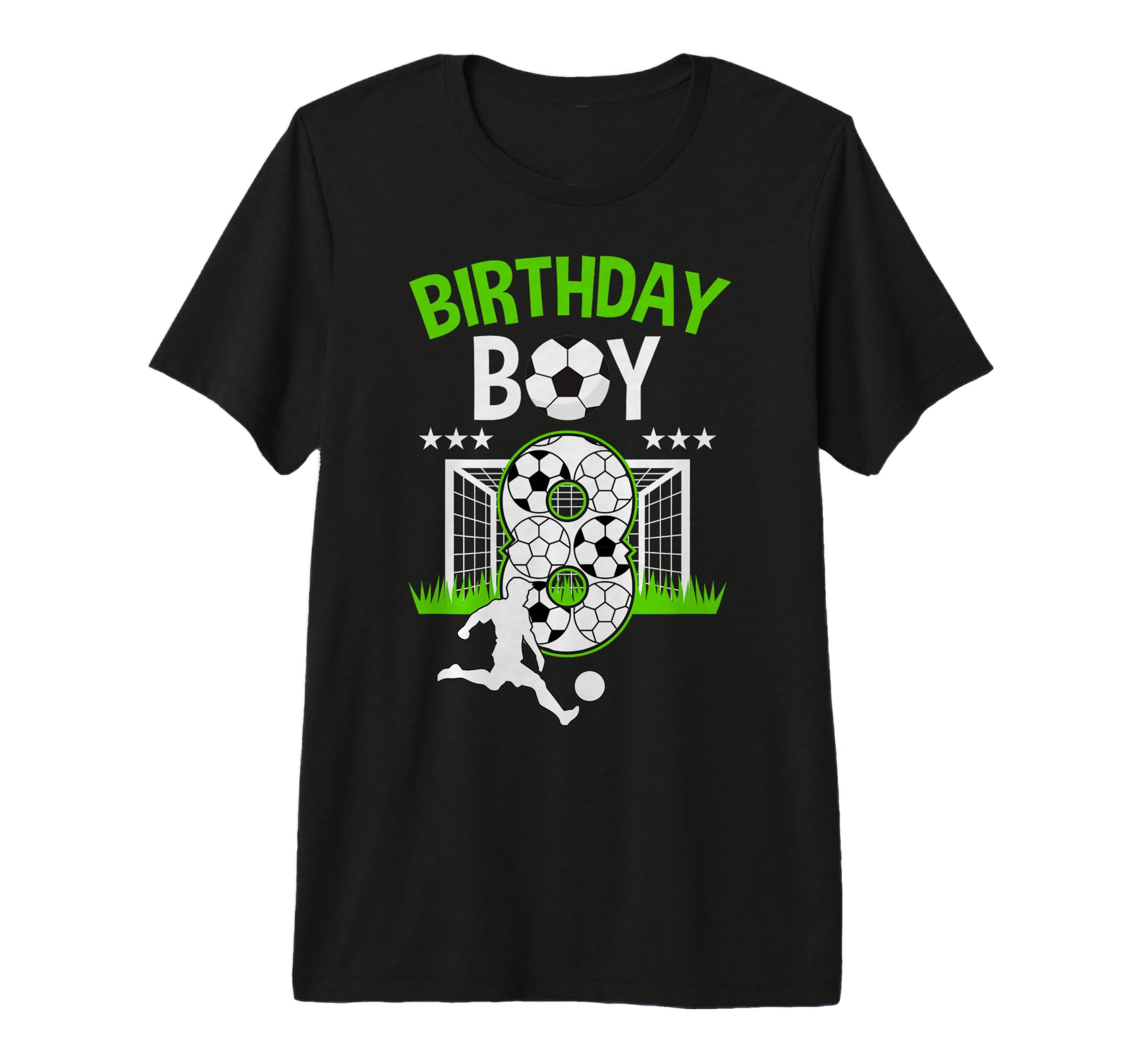 Birthday Soccer 8 Year Old Who Loves T-Shirt - Streetwear Style for Adults