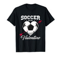 Soccer Is My Valentine Soccer T-Shirt - Custom Art Print for Adults