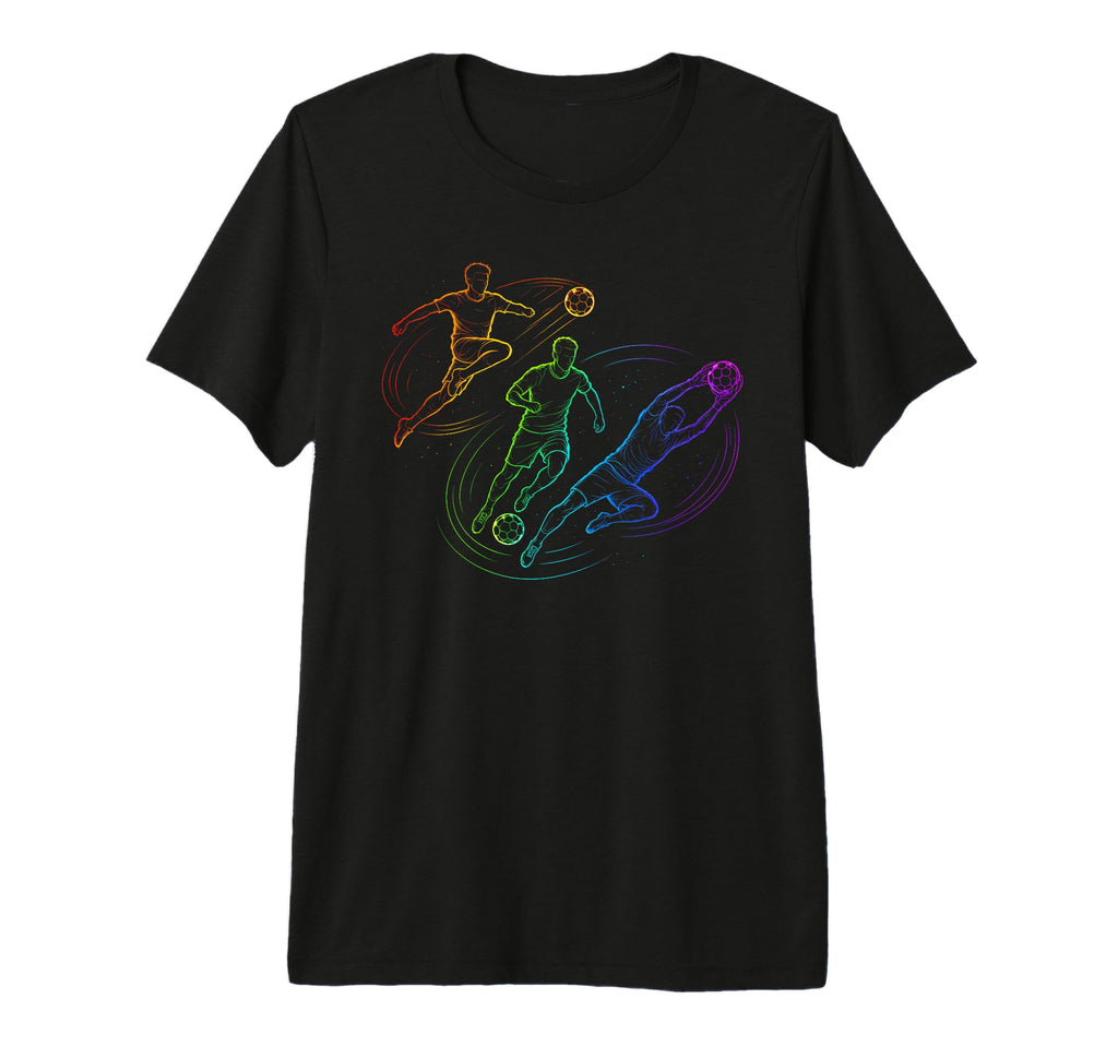 Soccer Goalie Player Sports Tri Blend T-Shirt - Trendy Graphic Men Women