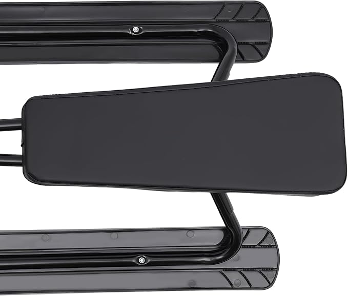 Snow Racer Sled for Kids, Dual Brakes Snowmobile Sled Ski with Steering Wheel, Snow Sledge for Skiing, Ice Skating, Sand Skating, Single Rider 45 x 20 x 15 inches