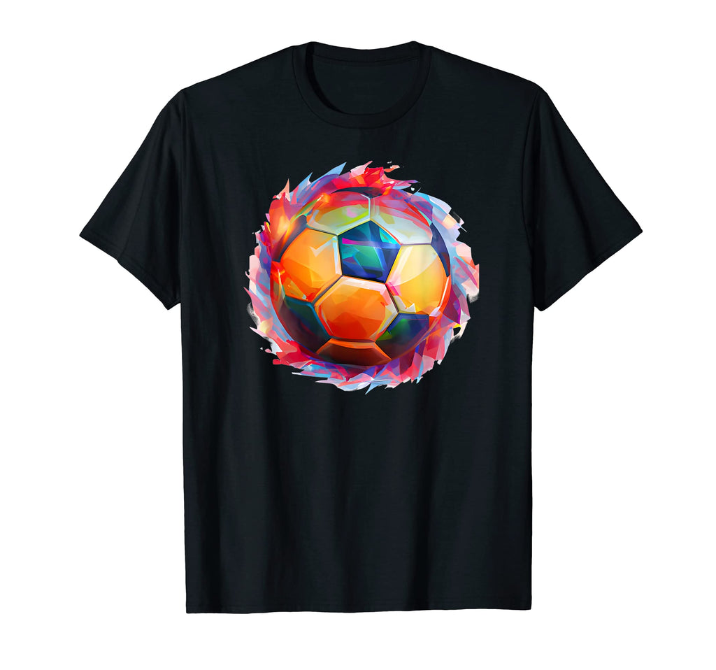 Football Soccer T-Shirt - Minimalist Print for Adults