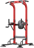 sogesfurniture Adjustable Dip Station & Pull Up Bar – Heavy Duty Calisthenics Workout Equipment for Home Gym, Multi-Function Fitness Training with Push Up Handles, Dips, Pull Ups & Push Ups