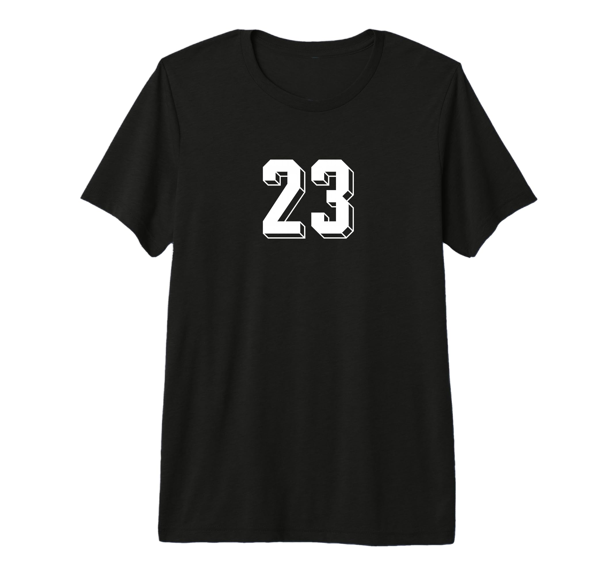 Number 23 80S 90S Soccer Team Jersey T-Shirt - Graphic Print Men Women
