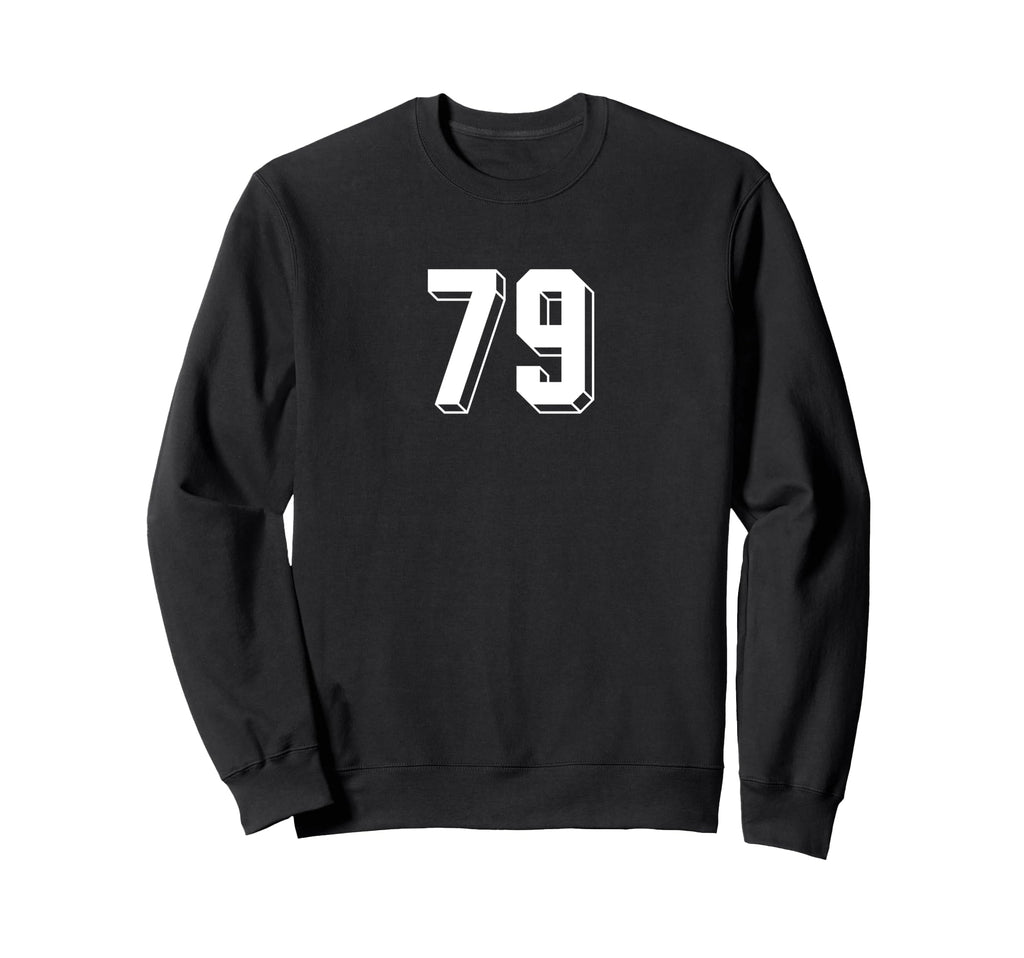 Number 79 80S 90S Soccer Team Jersey Sweatshirt - Streetwear Style Unisex