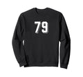 Number 79 80S 90S Soccer Team Jersey Sweatshirt - Streetwear Style Unisex