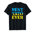 Best Tato Ever Ukraine Fathers Day T-Shirt - Graphic Print Unisex