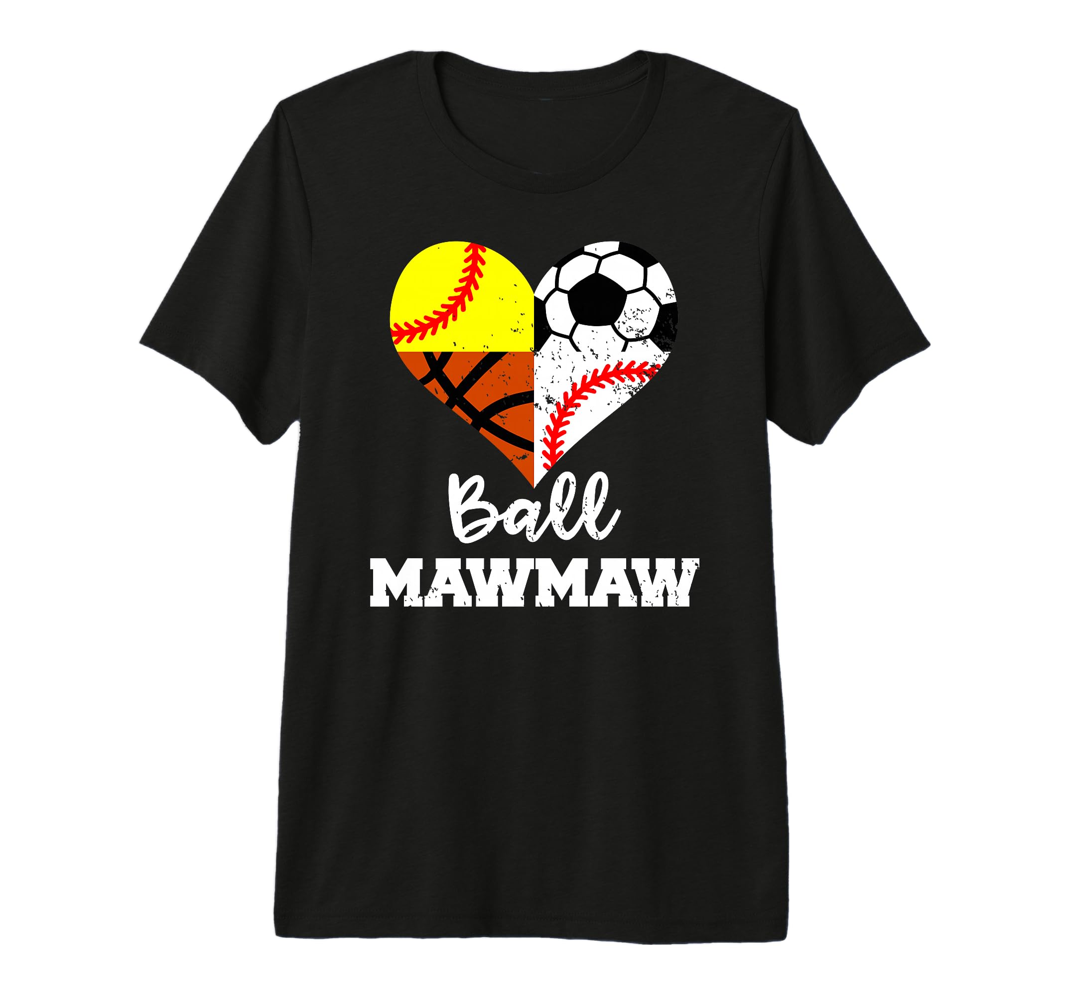 Ball Mawmaw Soccer Baseball Softball T-Shirt - Unique Graphic for Adults