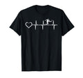 Soccer Heartbeat Heart Soccer Player T-Shirt - Novelty Apparel Men Women