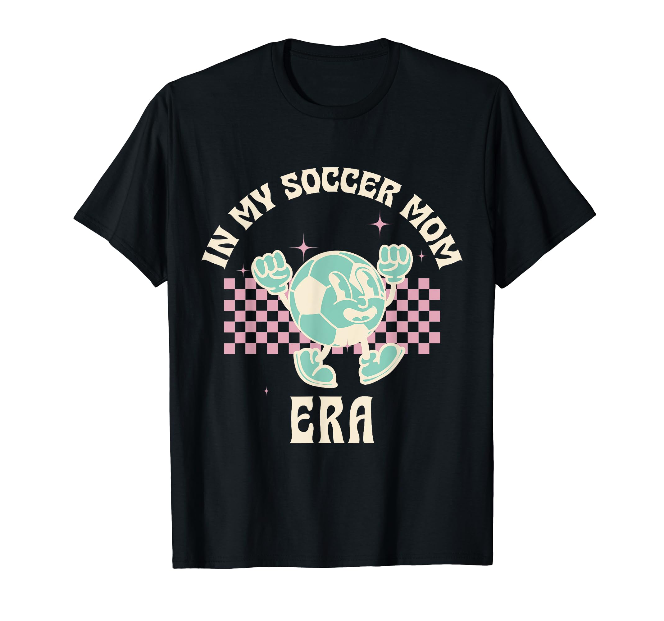 Groovy My Soccer Mom Era Soccer Mama T-Shirt - Graphic Print for Adults