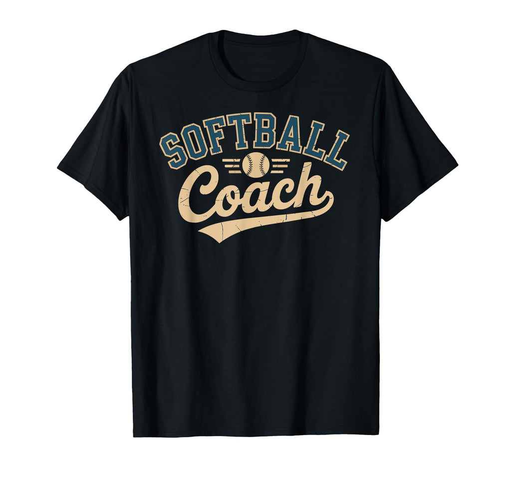 Funny Softball Coach Coaching T-Shirt - Casual Everyday Wear for Adults