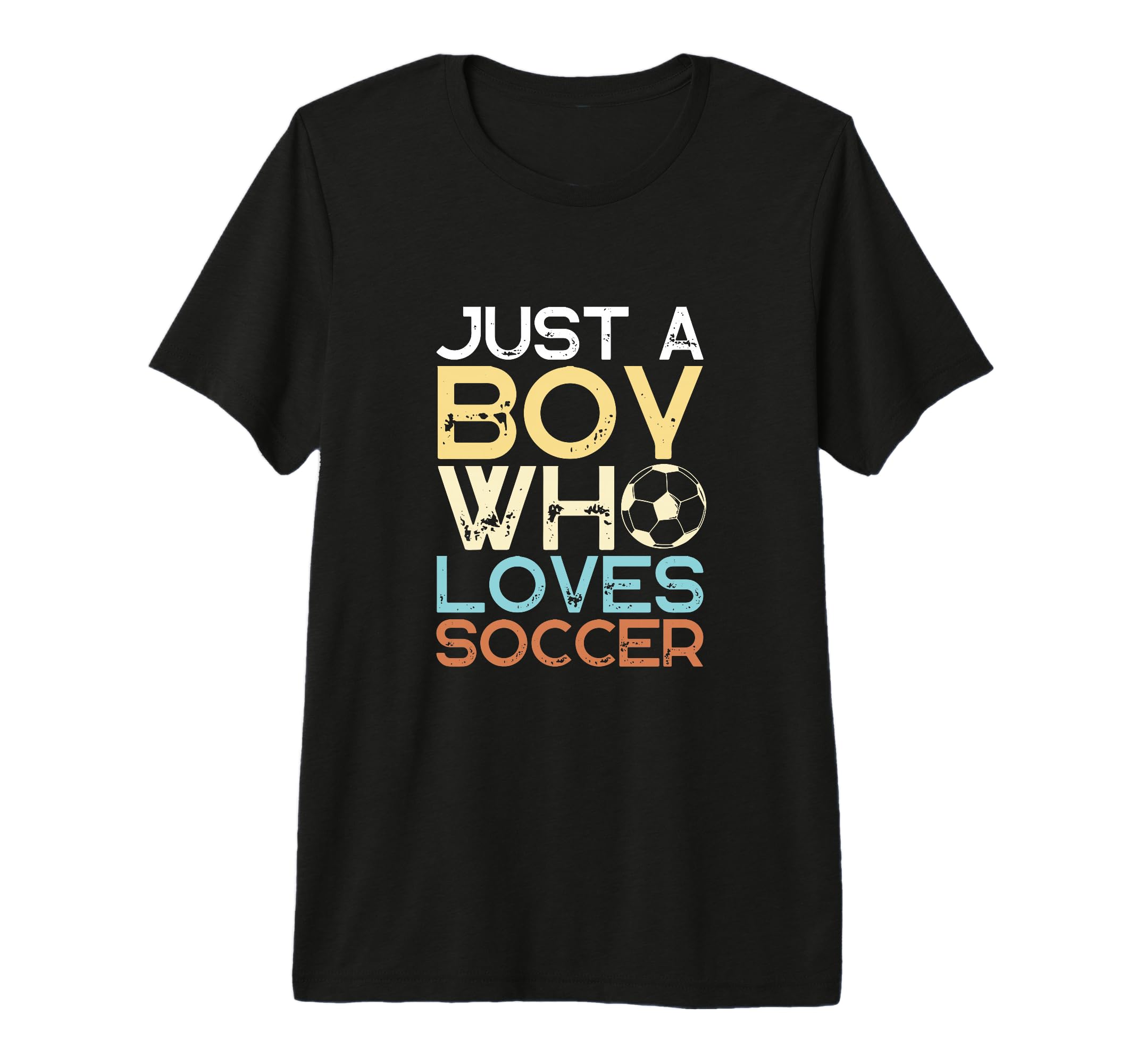 Soccer Player Just Who Loves Soccer Tri T-Shirt - Streetwear Style Unisex