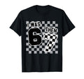 Checkered I Was 6 Then 7 Now Im 8 T-Shirt - Unique Graphic Men Women