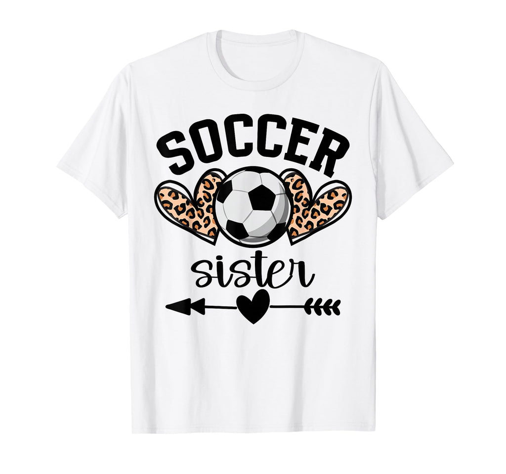 Soccer Sister Womens Soccer Sister T-Shirt - Unique Graphic for Adults