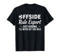 Offside Rule Expert Funny Soccer Fan T-Shirt - Fun Novelty Design Unisex