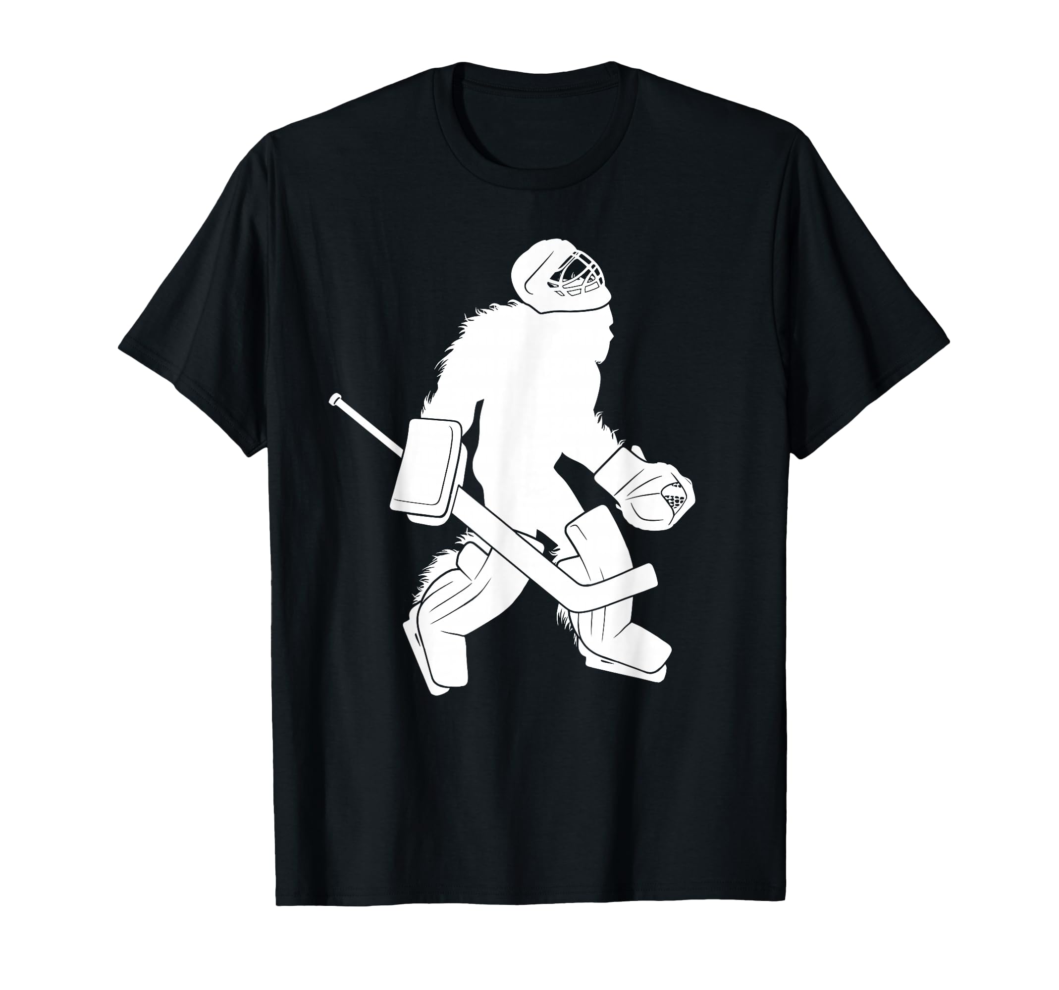 Hockey Goalie Bigfoot Goalkeeper T-Shirt - Streetwear Style Men Women
