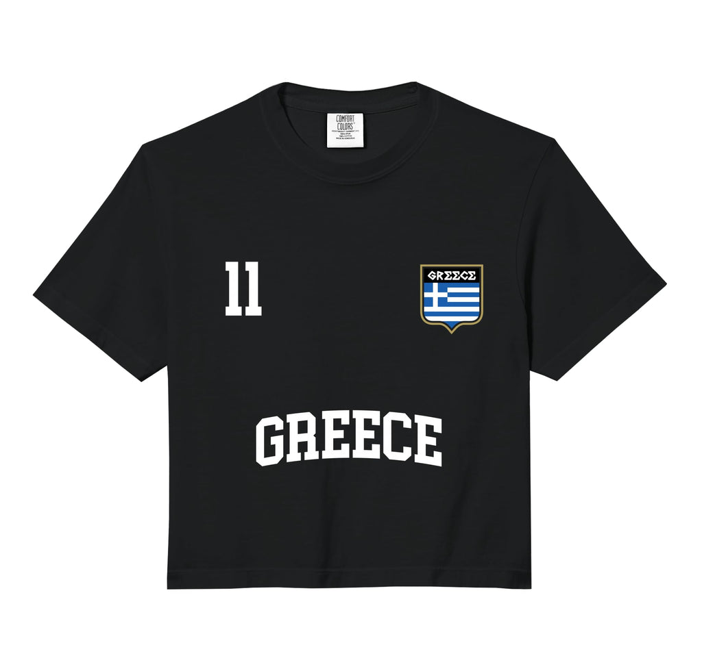 Greece No 11 Greek Flag Football Hoodie - Fun Novelty Design Men Women