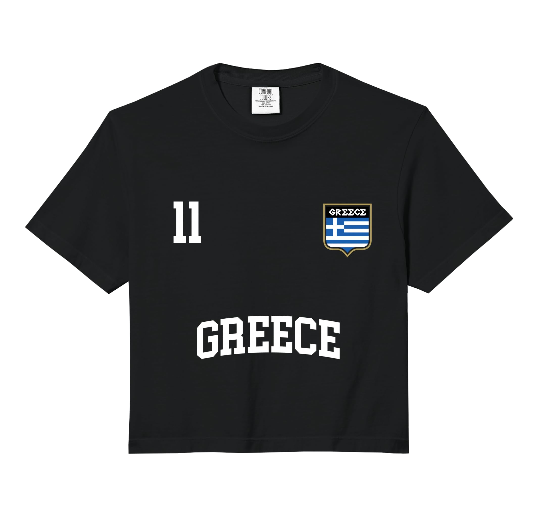 Greece No 11 Greek Flag Football Hoodie - Fun Novelty Design Men Women