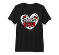 Soccer Sister Heart Sister Soccer T-Shirt - Casual Everyday Wear Men Women