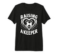 Raising Keeper Goalie Soccer T-Shirt - Custom Art Print for Adults