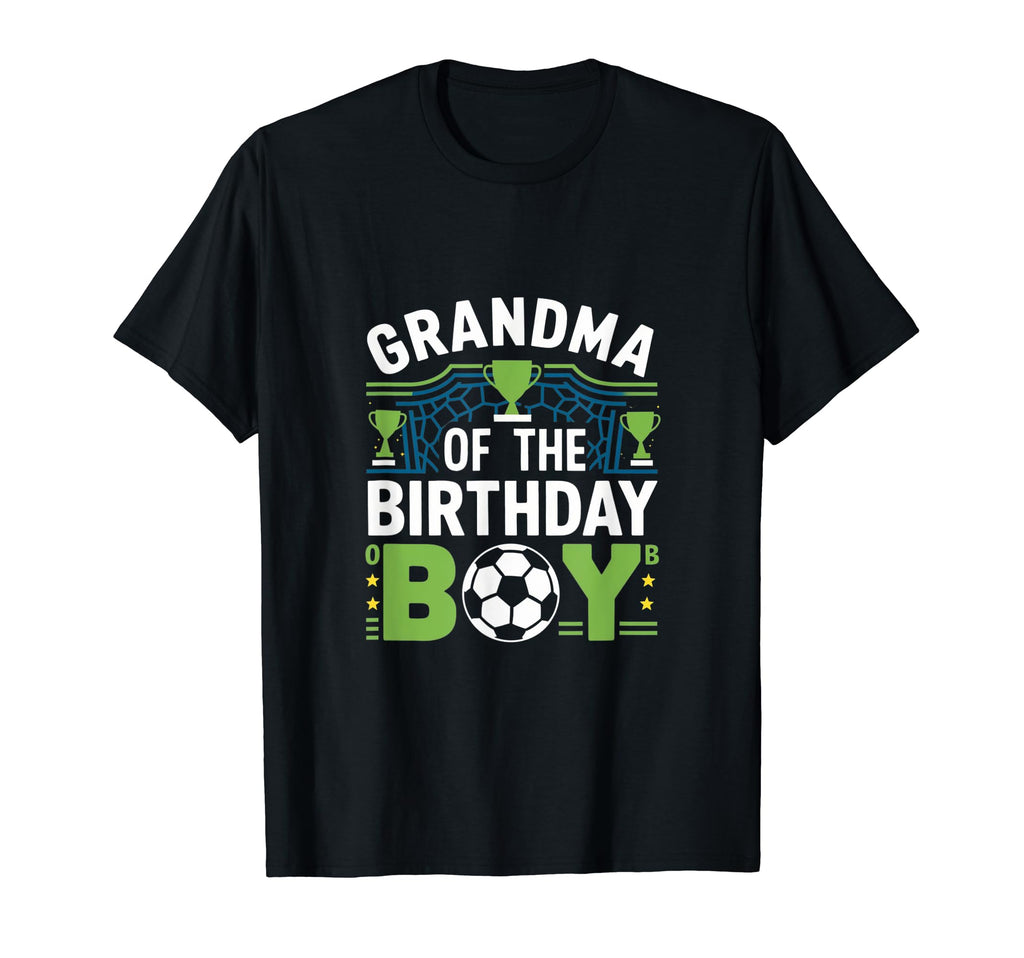 Grandma Birthday Soccer Family Party T-Shirt - Unique Graphic Men Women