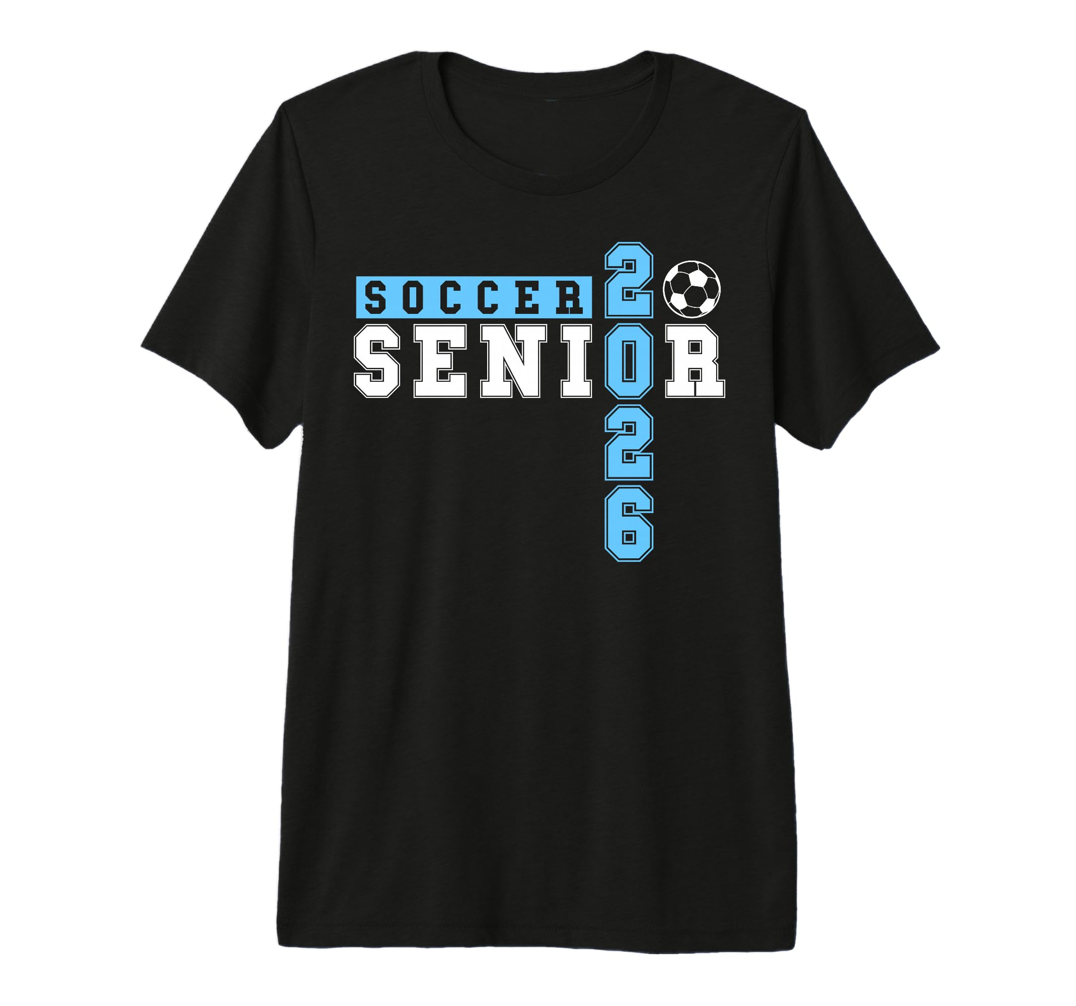 Soccer Senior Night Soccer Senior T-Shirt - Custom Art Print for Adults