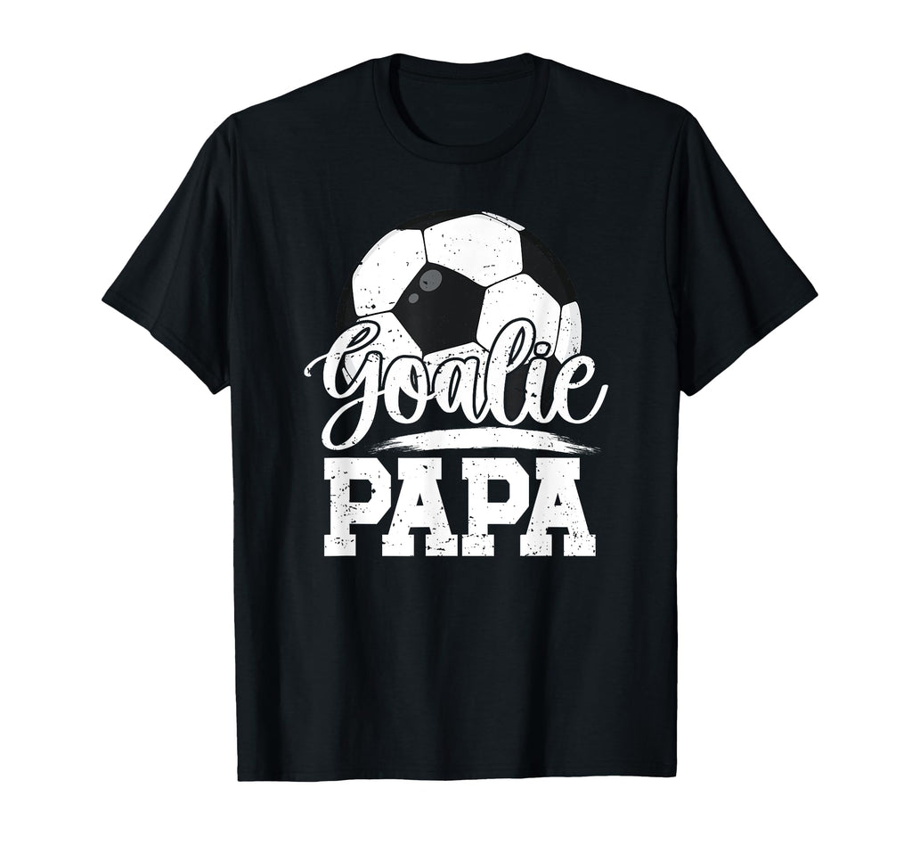 Soccer Goalie Papa Grandpa Papa T-Shirt - Casual Everyday Wear for Adults