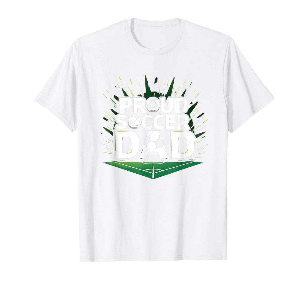 Proud Soccer Dad Cheering Sideline T-Shirt - Minimalist Print Unisex