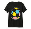 Soccer Ball Egg Funny Easter Sports T-Shirt - Custom Art Print Unisex
