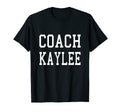 Coach Kaylee Custom Football Soccer T-Shirt - Aesthetic Graphic for Adults