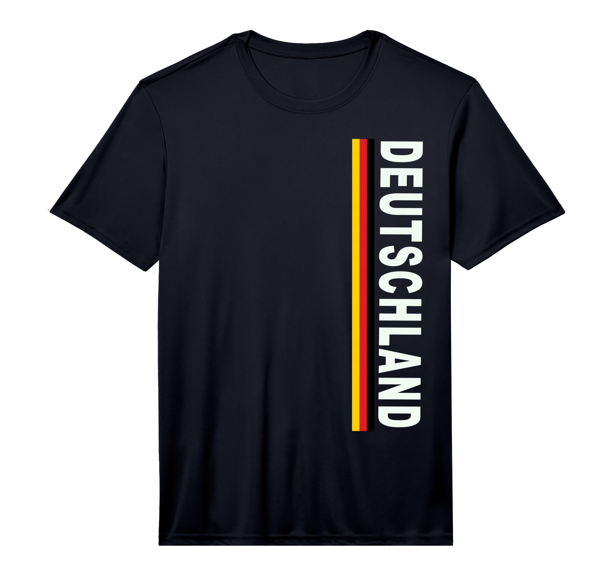 Deutschland Soccer Flag Performance T-Shirt - Custom Art Print Unisex