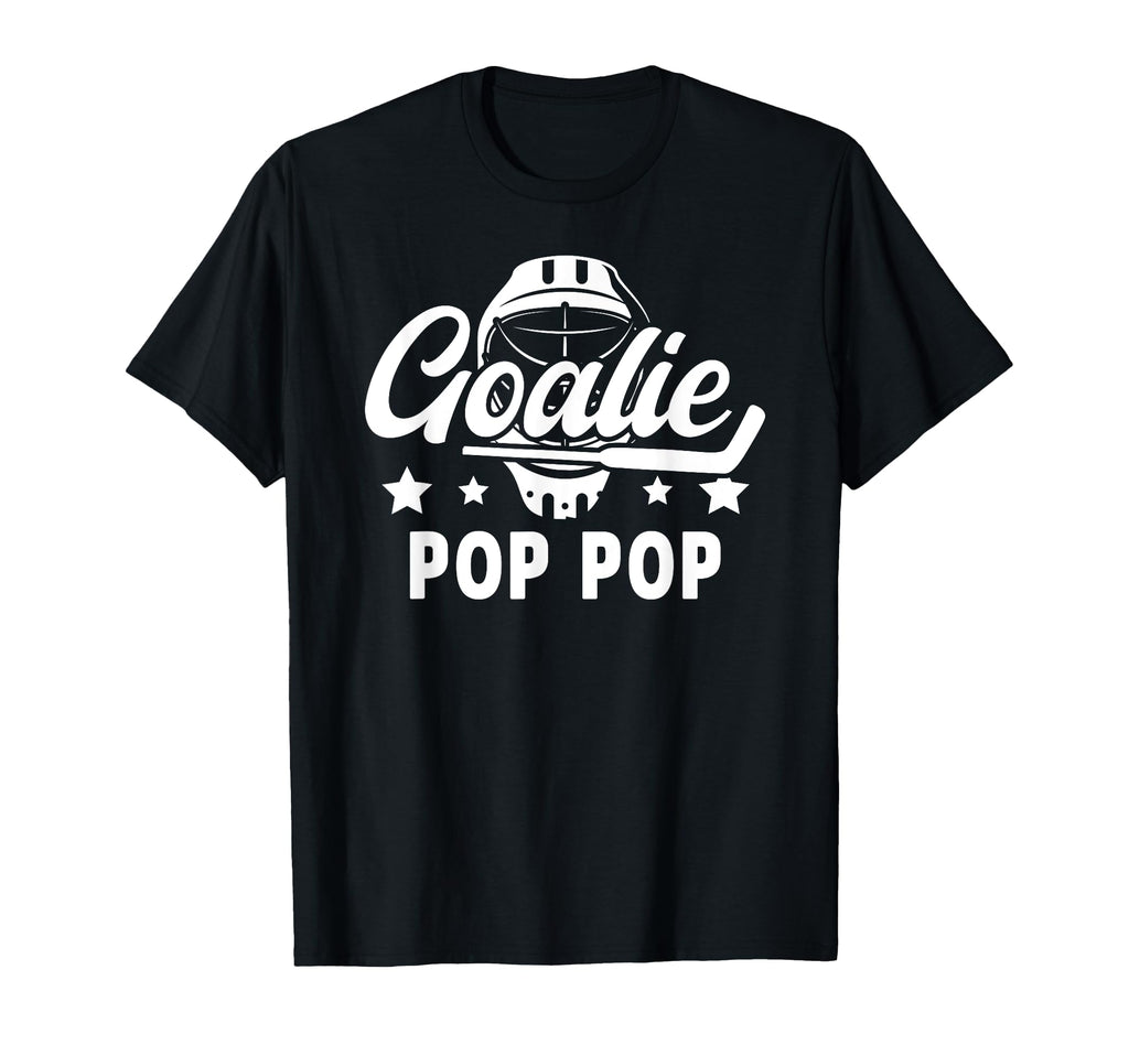 Hockey Goalie Pop Pop Ice Hockey T-Shirt - Trendy Graphic Unisex