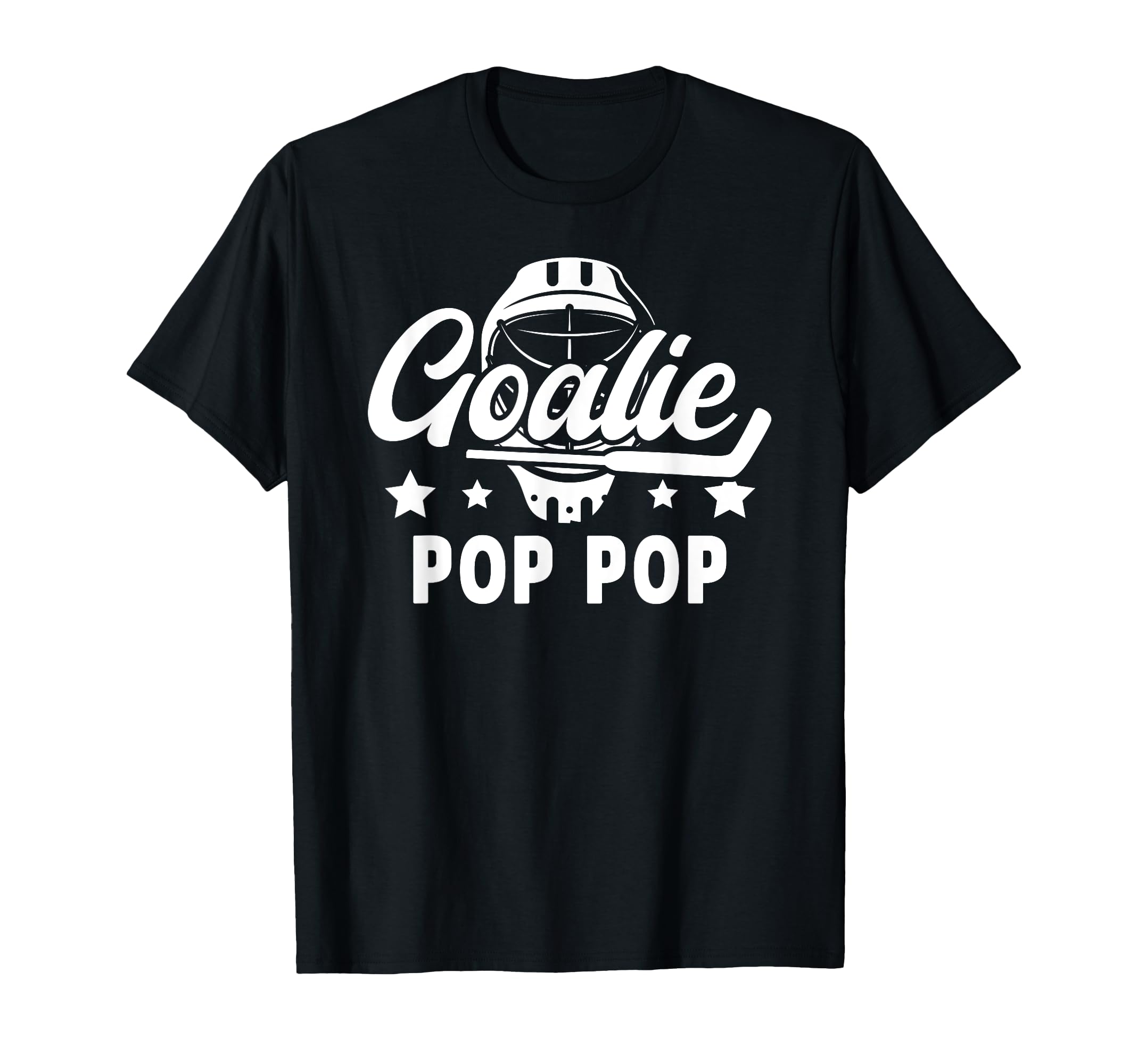 Hockey Goalie Pop Pop Ice Hockey T-Shirt - Trendy Graphic Unisex
