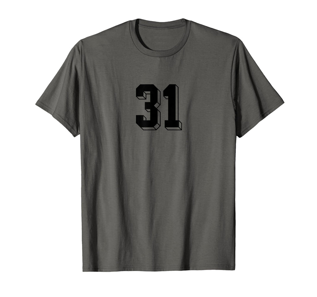 Number 31 80S 90S Soccer Team Jersey T-Shirt - Graphic Print Unisex