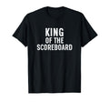 Soccer Dad King Scoreboard Funny T-Shirt - Fun Novelty Design Unisex
