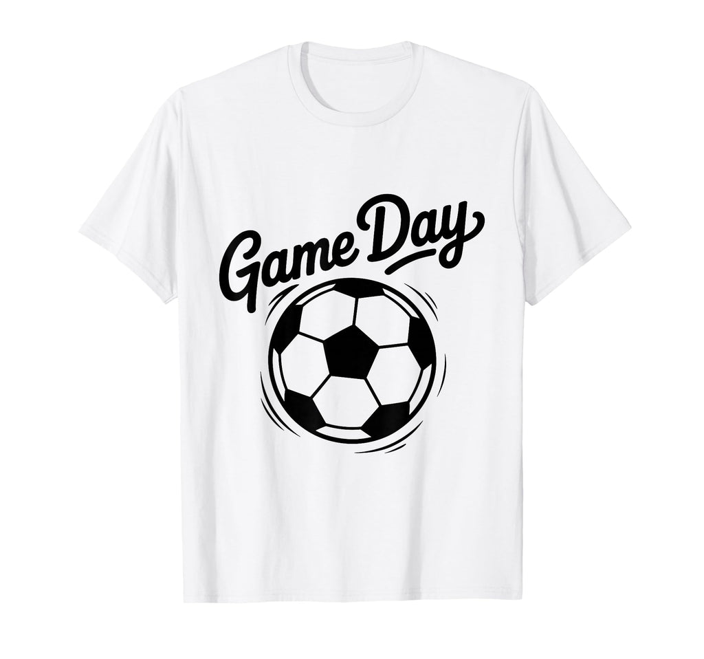 Soccer Game Day Vibes T-Shirt - Graphic Print for Adults