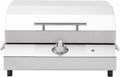 Kenyon G2 Portable Tabletop Electric Grill, 1440W Single Burner, Stainless Steel Body, Cast Aluminum Grate, UL Approved Grill For Indoor And Outdoor Use, Removable Lid, Dishwasher Safe, 120Volts