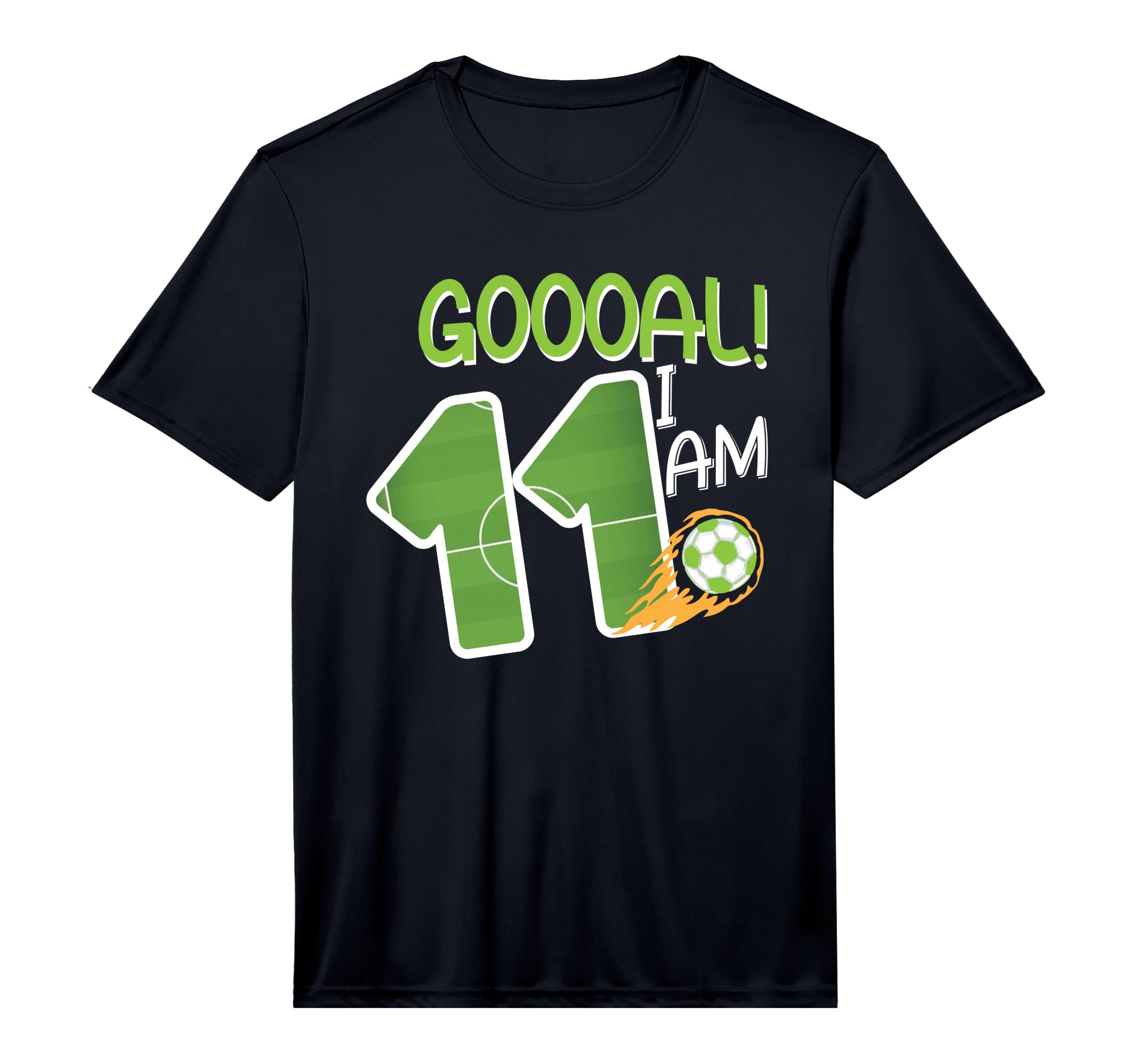 Soccer Im 11 Years Old Birthday T-Shirt - Graphic Print Men Women