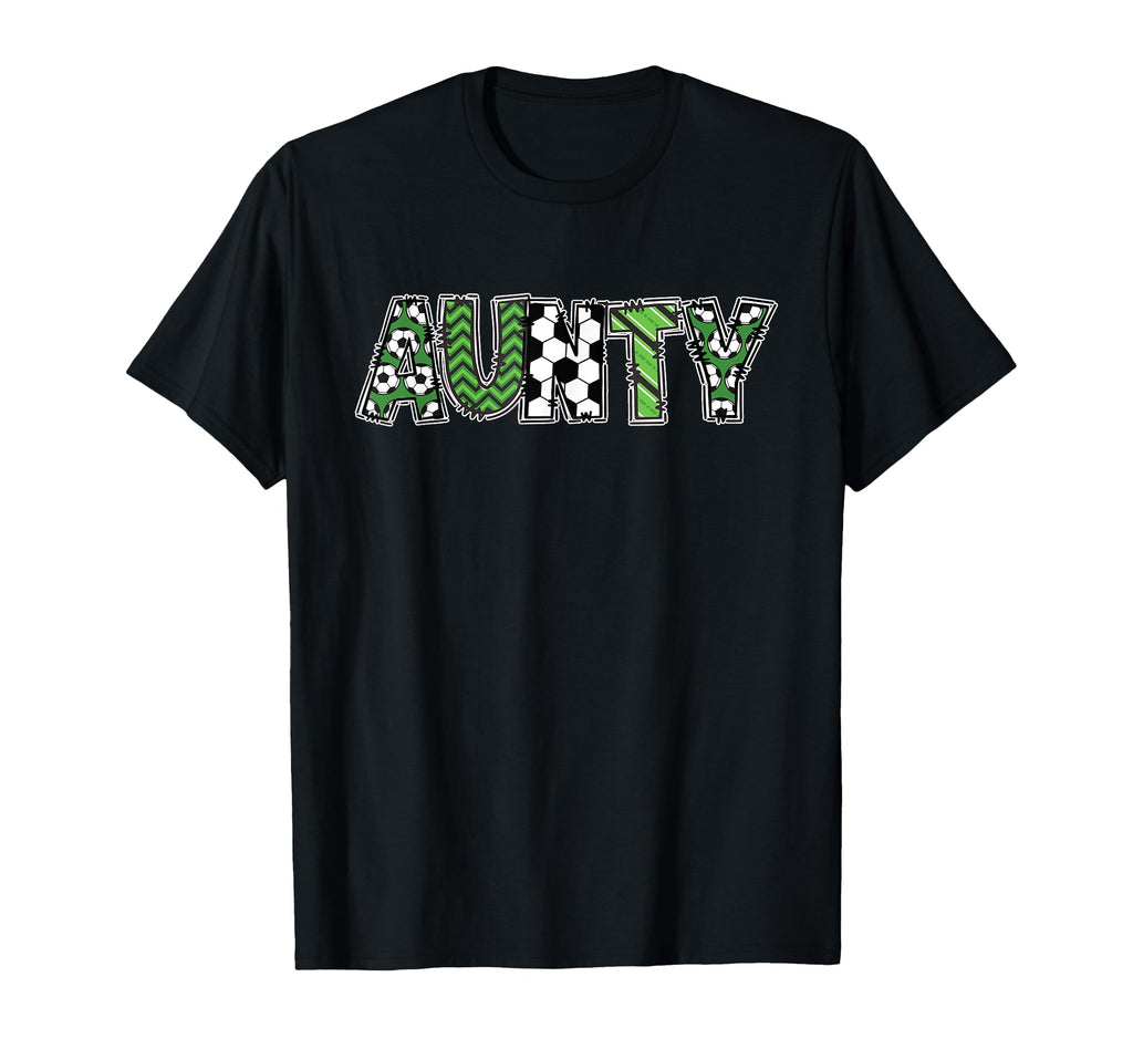 Soccer Aunt Aunty Birthday Party T-Shirt - Novelty Apparel Men Women