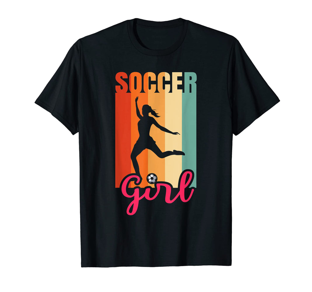 Female Soccer Player Athletic T-Shirt - Novelty Apparel Men Women
