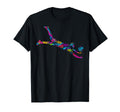 Colorful Soccer Goalie Splash Art T-Shirt - Graphic Print for Adults