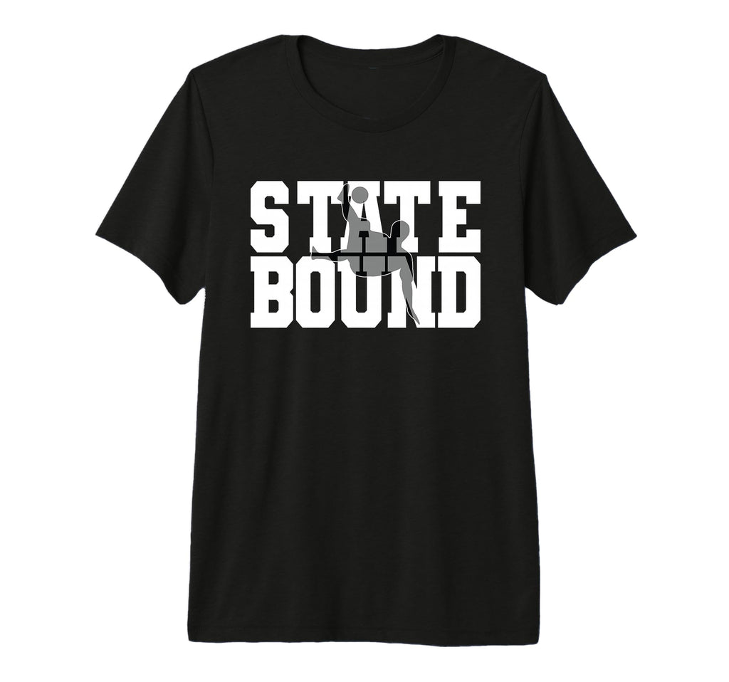 High School Soccer State Bound Art Tri T-Shirt - Fun Novelty Design Unisex