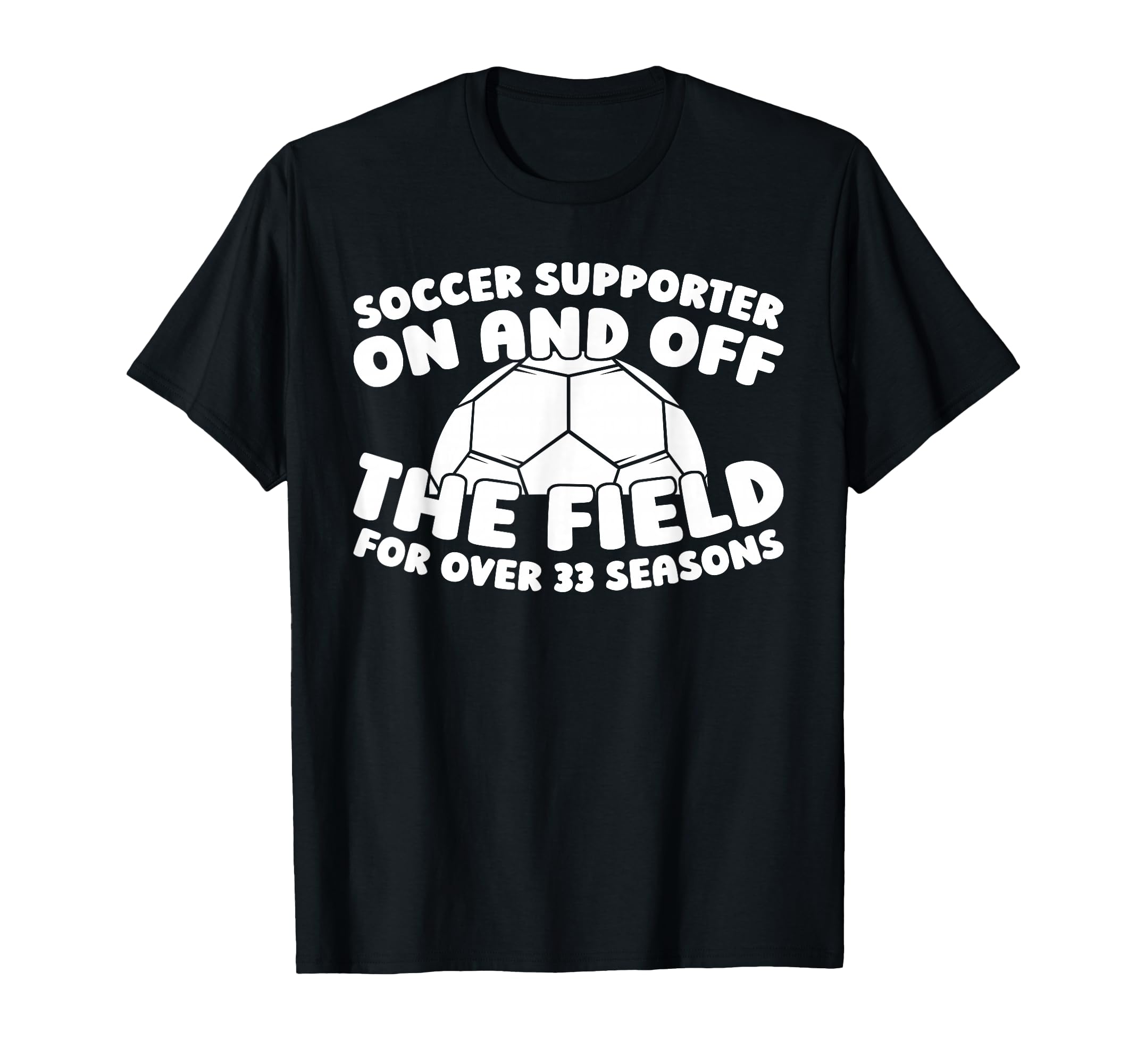 33 Years Old Team Sports Player T-Shirt - Minimalist Print for Adults