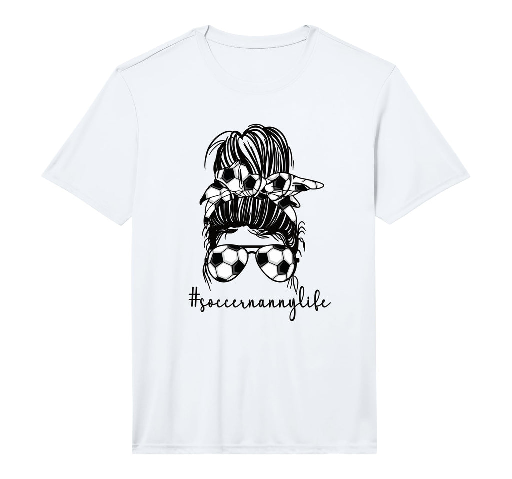 Mens Funny Soccer Nanny Life Soccer T-Shirt - Novelty Apparel Unisex