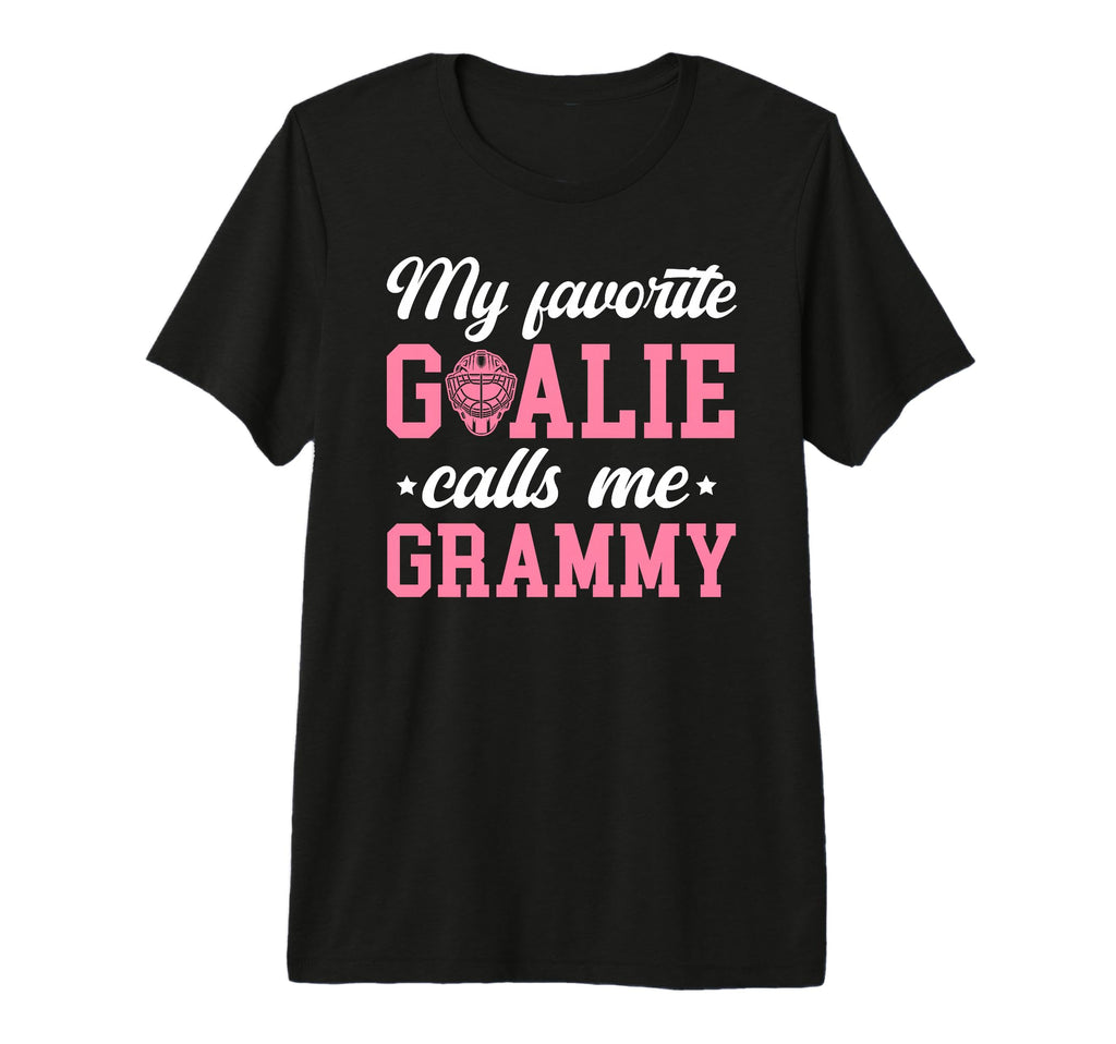 Proud Ice Hockey Goalie Grammy Hockey T-Shirt - Trendy Graphic Unisex