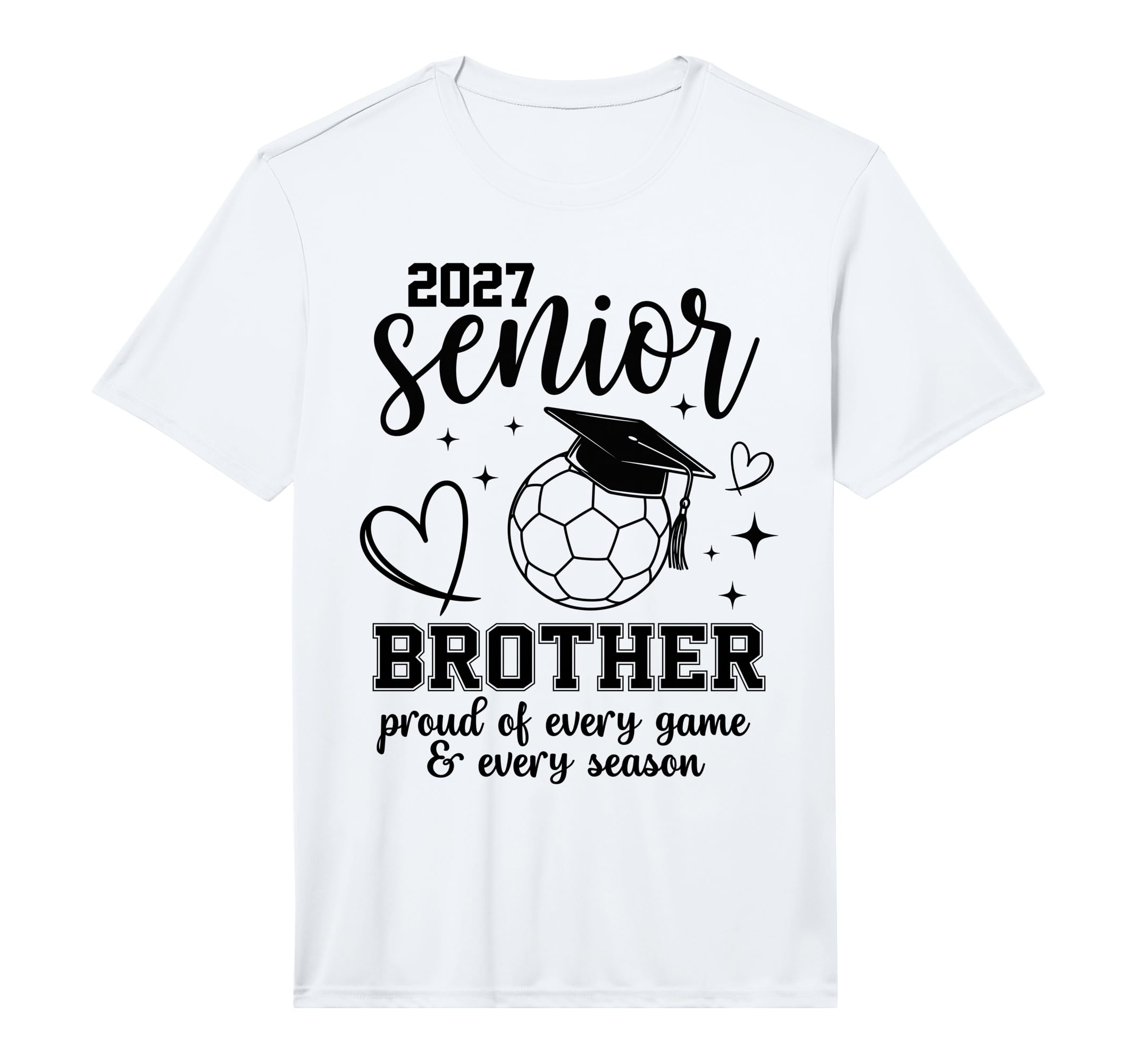 2027 Senior Soccer Brother Proud Family T-Shirt - Unique Graphic Unisex