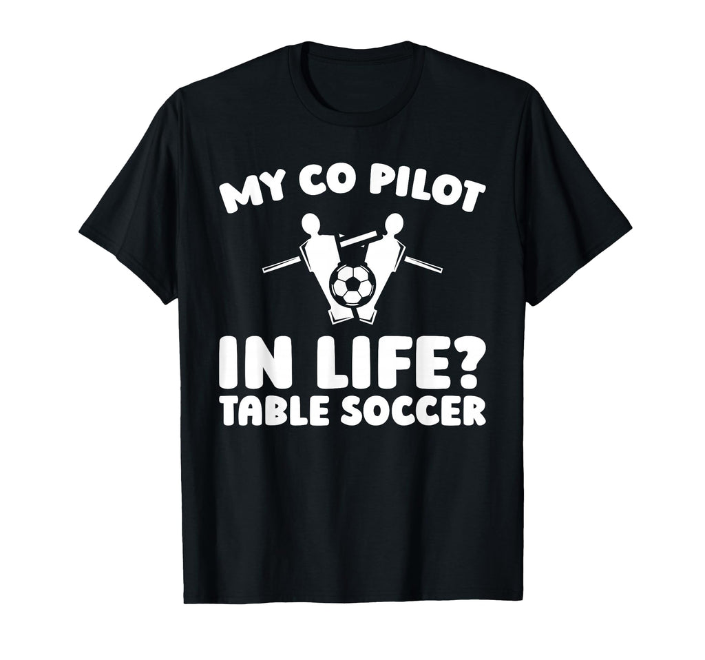 Table Soccer Kicker Foosball T-Shirt - Graphic Print for Adults