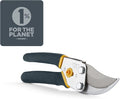 Woodland Tools Co. Bypass Pruning Shears for Gardening – 5/8" Cut Capacity, High Carbon Steel Blade with Non-Stick Coating, Soft Grip, Steel Handle, Hand Pruner for Plants, Flowers, and Shrubs