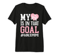 Proud Ice Hockey Goalie Mimi Hockey T-Shirt - Minimalist Print Men Women